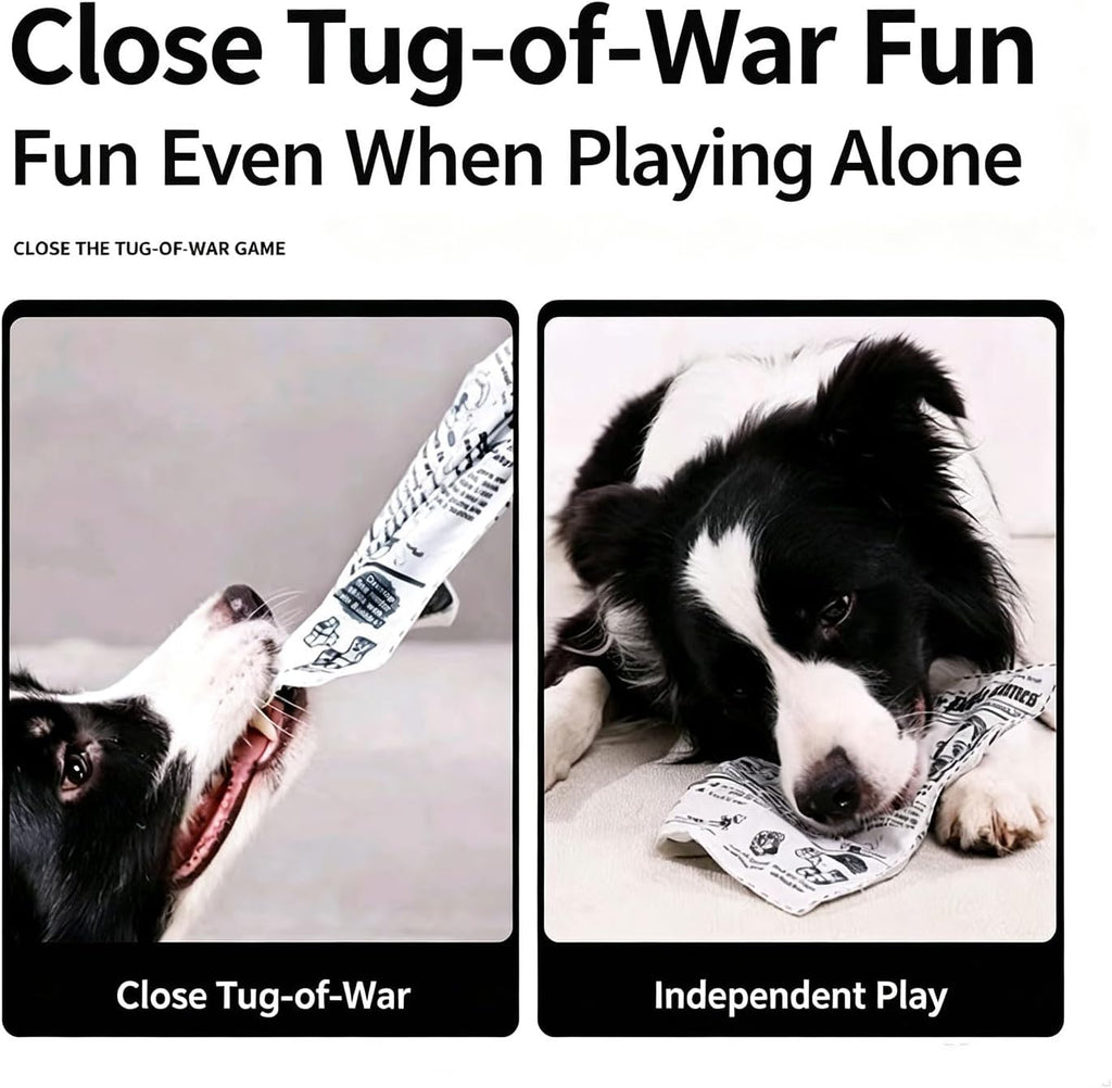 Newspaper Dog Toy Interactive No Stuffing Non-Shredding Washable