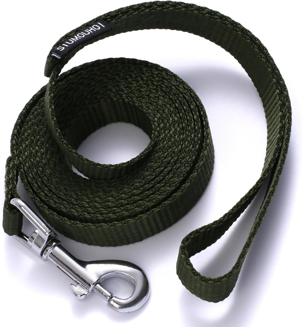 6 FT Puppy Leashes, Strong Traditional Style Leash with Easy to Use Collar Hook,Dog Lead Great for Small and Medium and 