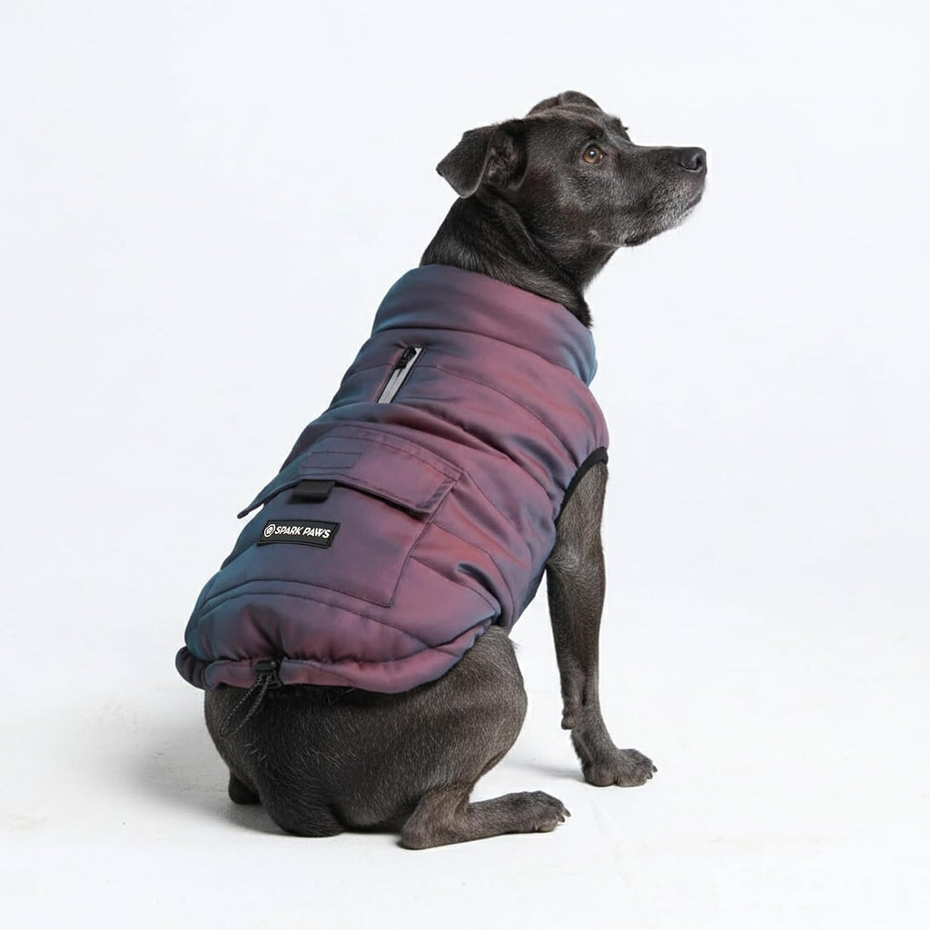 Spark Paws Dog Winter Coat Jacket - Warm Dog Clothes for Small Large Dogs
