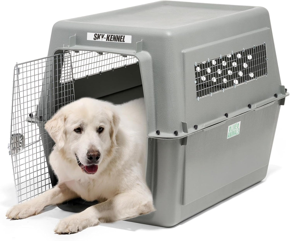 Petmate Sky Kennel for Air Travel, 28in Dog Crate for Pets 15 to 30lbs