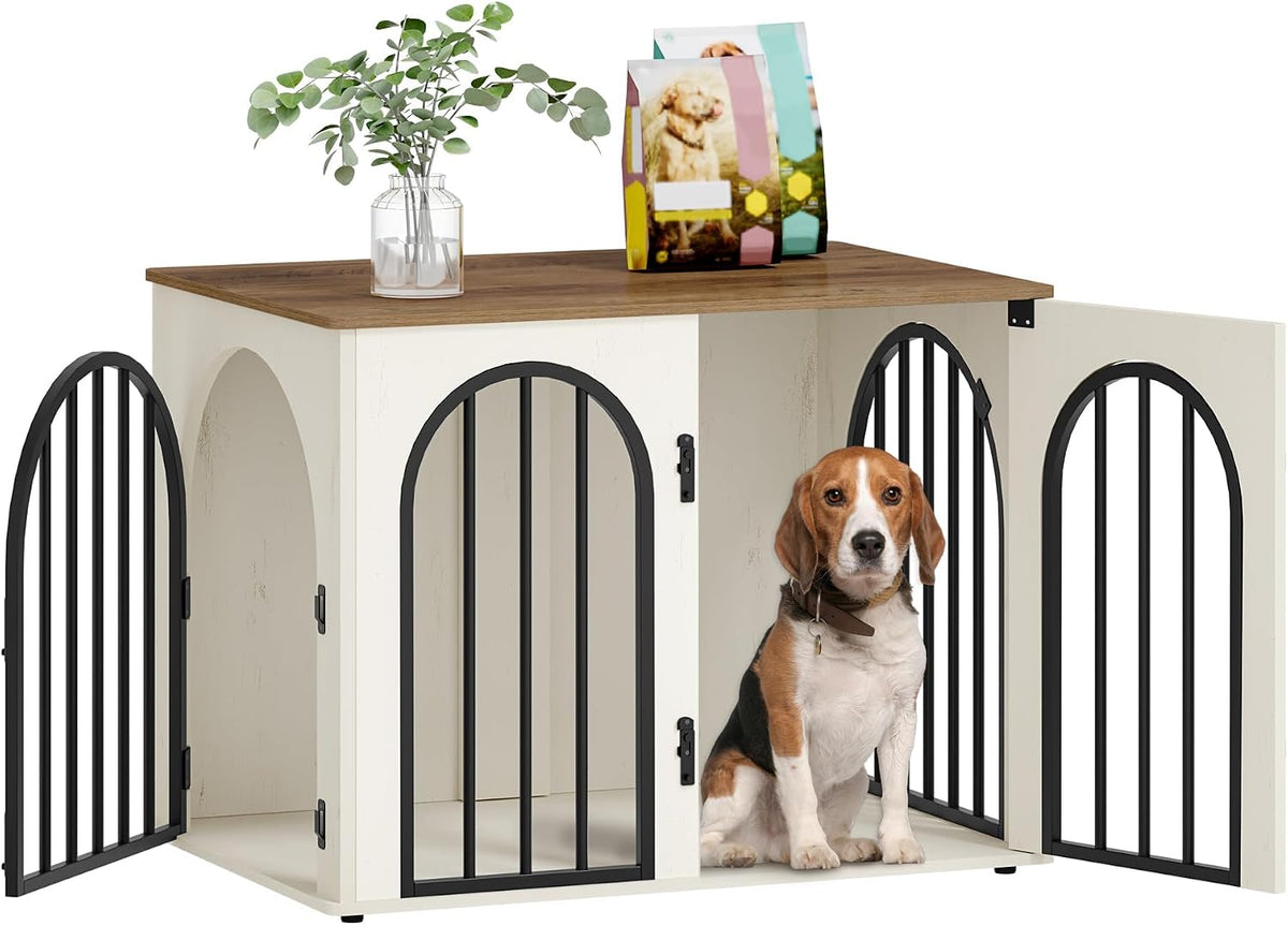 Hzuaneri 31.5 in Dog Crate Furniture,Dog Kennel Indoor for Small/Medium Dog