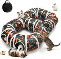 Cat Tunnel for Indoor Entertainment, Tear-Resistant Cat Play Tube with Play Ball, Collapsible Pet Tube with Interactive 
