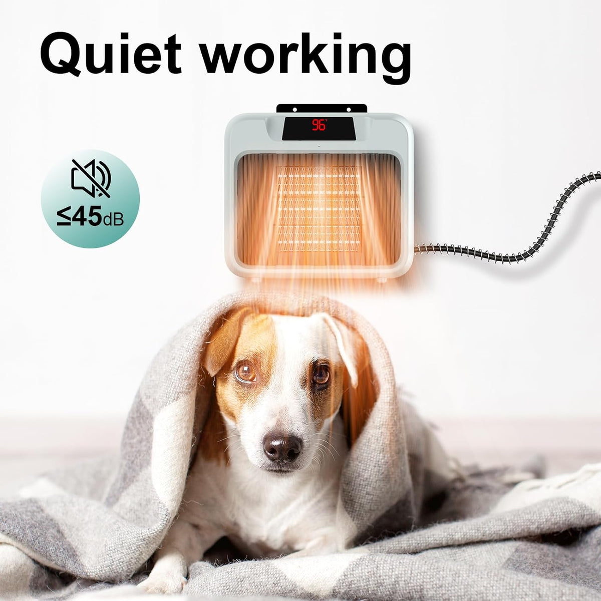 Grey Dog House Heater for Outdoor & Indoor