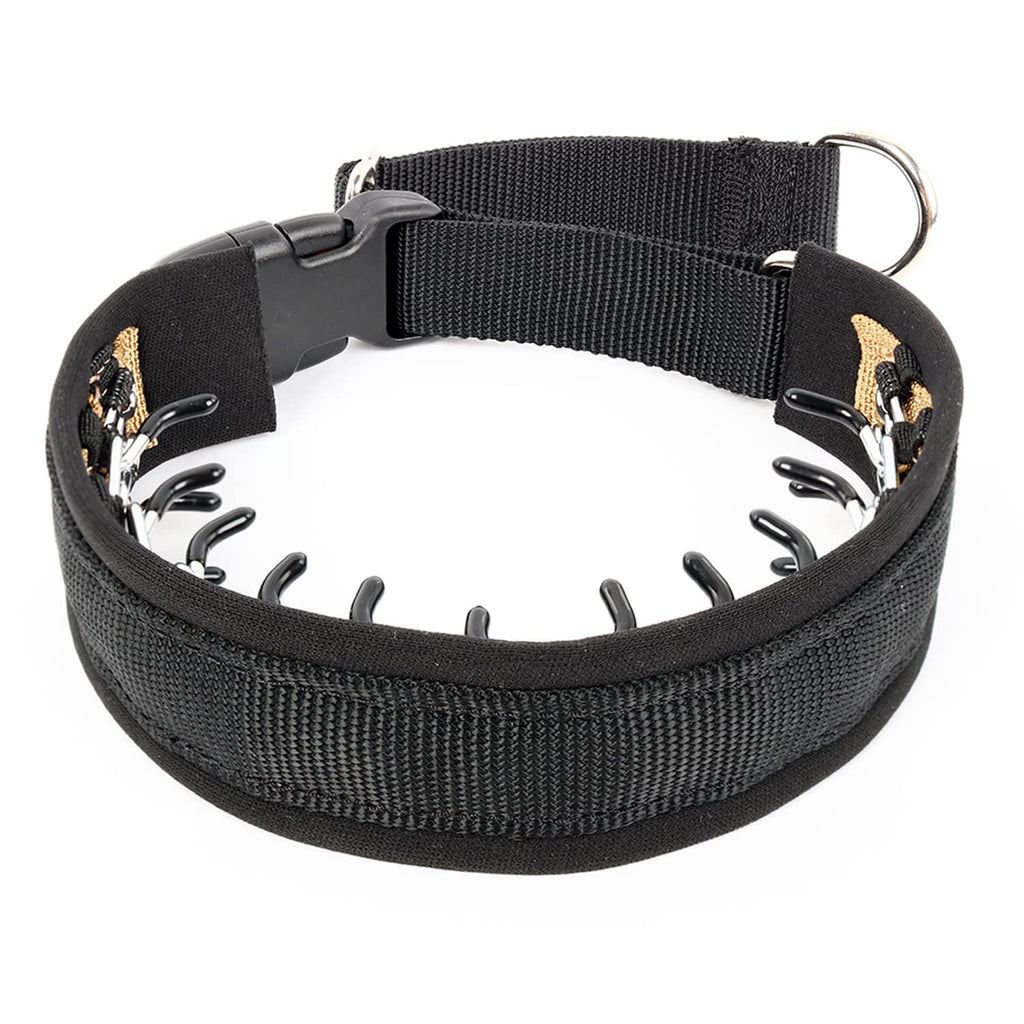 Mayerzon Martingale Dog Collar No Pull, Black, M | Neck Cir 14.5"-18.5"
