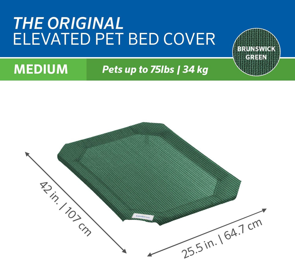 Original Pet Bed Replacement Cover - Brunswick Green - Medium (42" x 25.5")