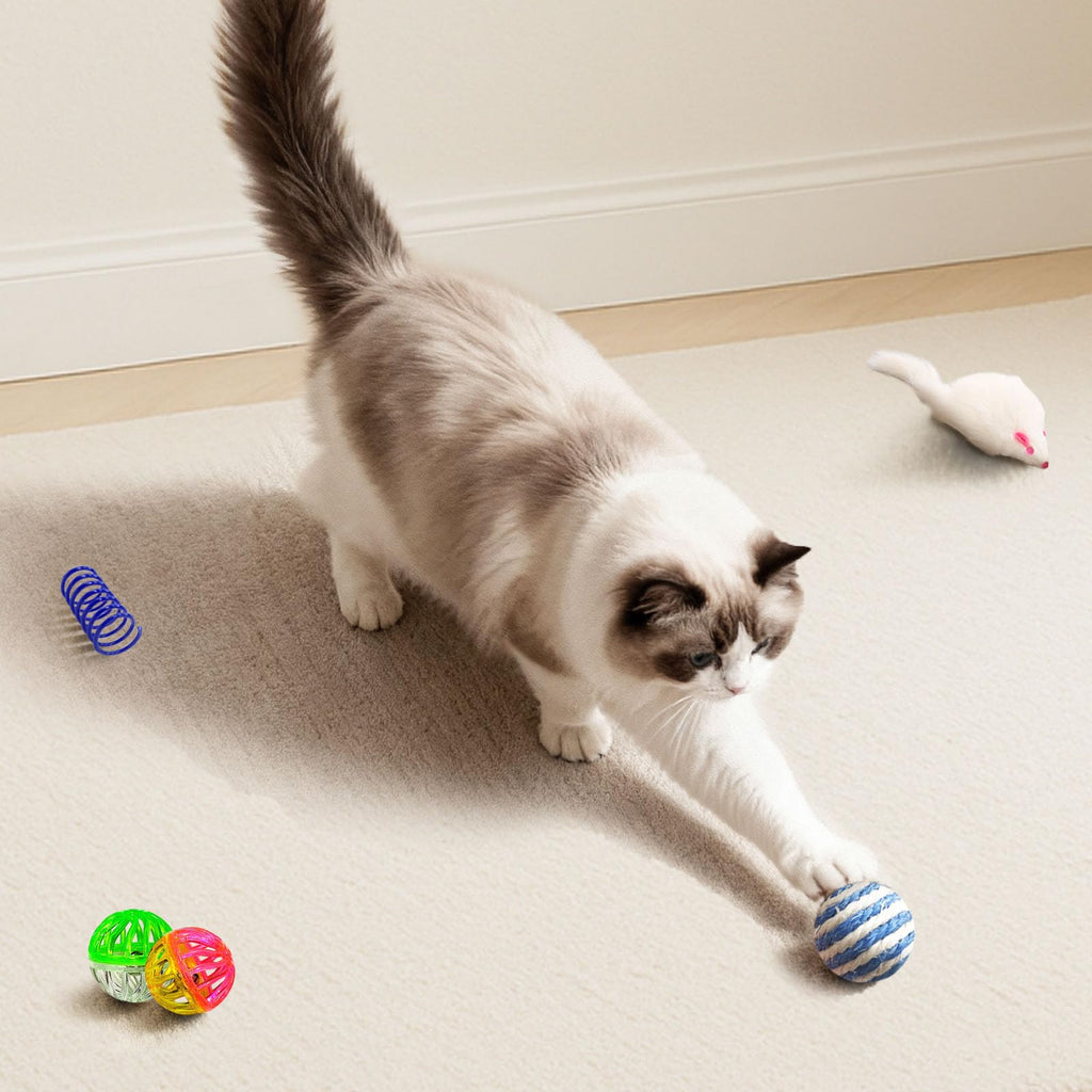 YULOYI Cat Toys for Indoor Cats, 34 Pack Interactive Cat Toy Set for Kitten