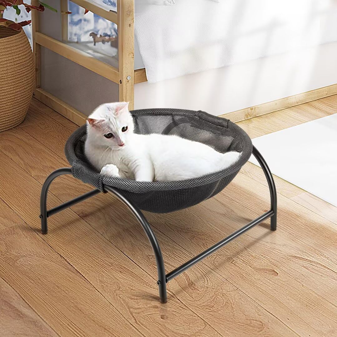 Cat Bed Sleeping Cat Hammock, 16.9in x 16.9in x 9.5in, Grey