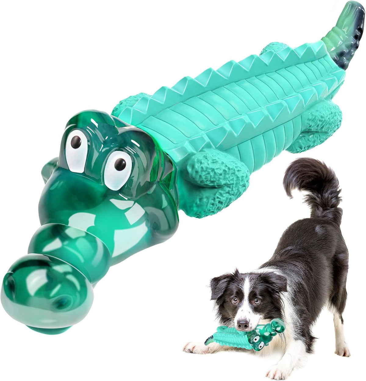 Fuufome Alligator Dog Toys for Aggressive Chewers,Medium Large Breed Dogs