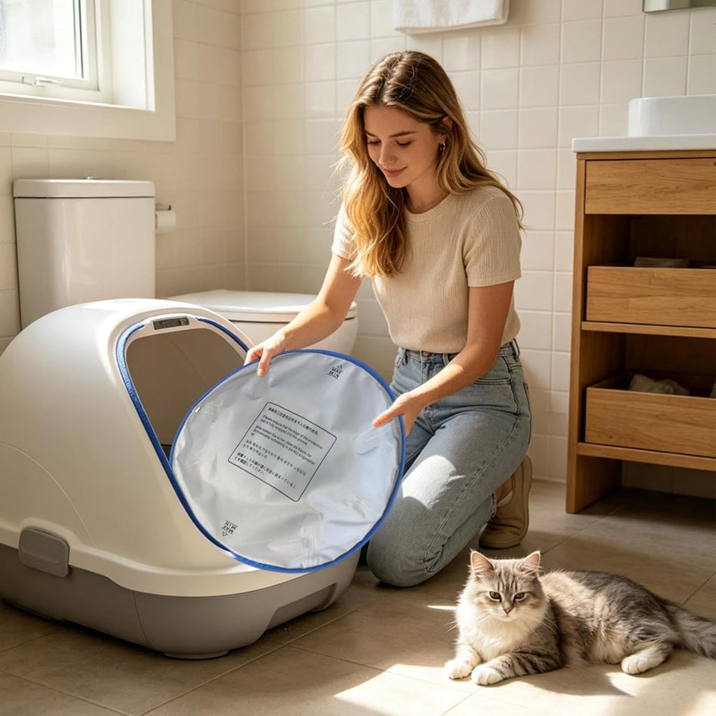 Litter Box Liner 33x40cm Waterproof Replacement Mat For Self Cleaning Pivot