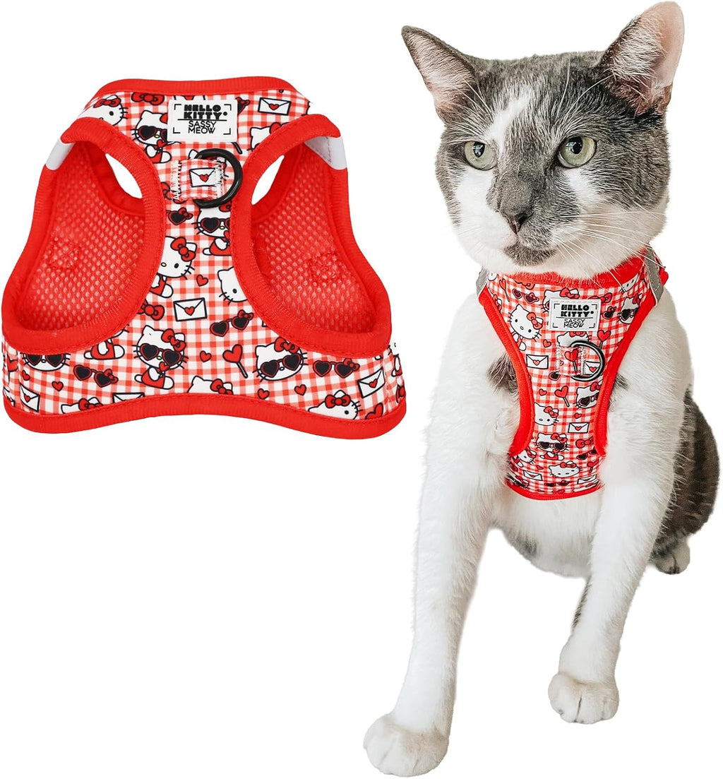 Sassy Woof Hello Kitty® Red Classic Cat Leash 60-Inch with Padded Handle