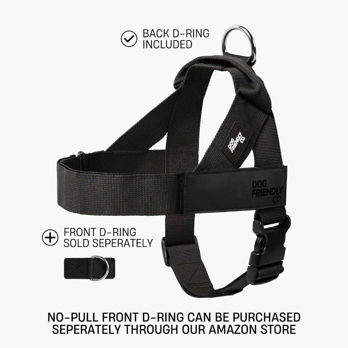 Dog Friendly Co. Dog Harness for Medium Sized Dogs (Pink, Medium)