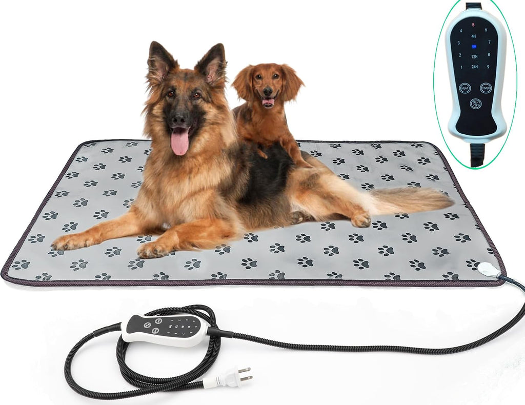 Pet Heating pad Outdoor Small Dog cat Heating pad Heated ped beds for Outside Dogs House Heater Electric Warming pad for