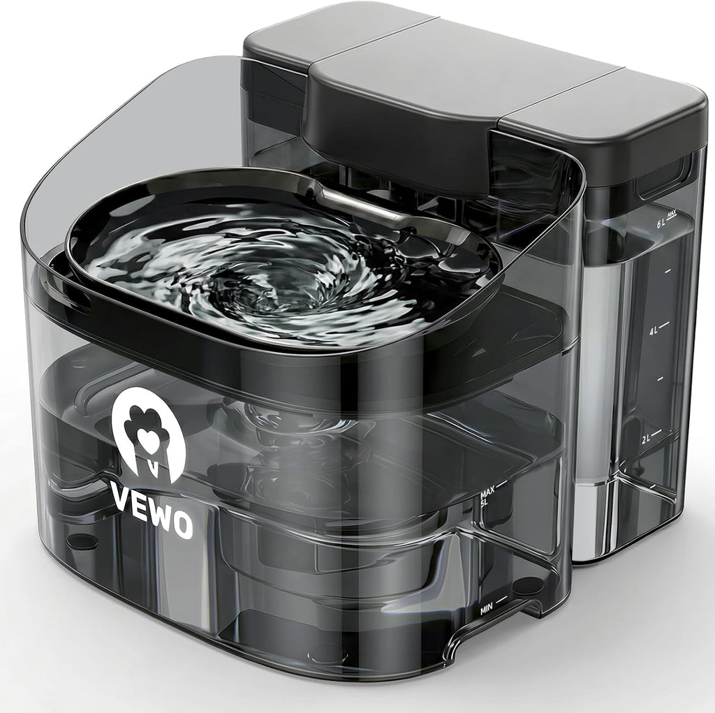 11L/372oz Large Dog Water Fountain, Automatic Dog Water Bowl Dispenser