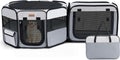 Want to Give Your Kittens & Puppies a Safe, Independent Space? Try Lekereise: 47"×16" Portable Cat Playpen, 2-in-1 Dog Playpen, Independently Usable, with a Carry Bag. Play Freely Anywhere!