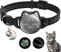 AirTag Cat Collar: Reflective Breakaway Collar, Hidden AirTag Holder