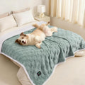 Luciphia Waterproof Dog Blanket, Reversible Fleece & Sherpa, Couch Cover