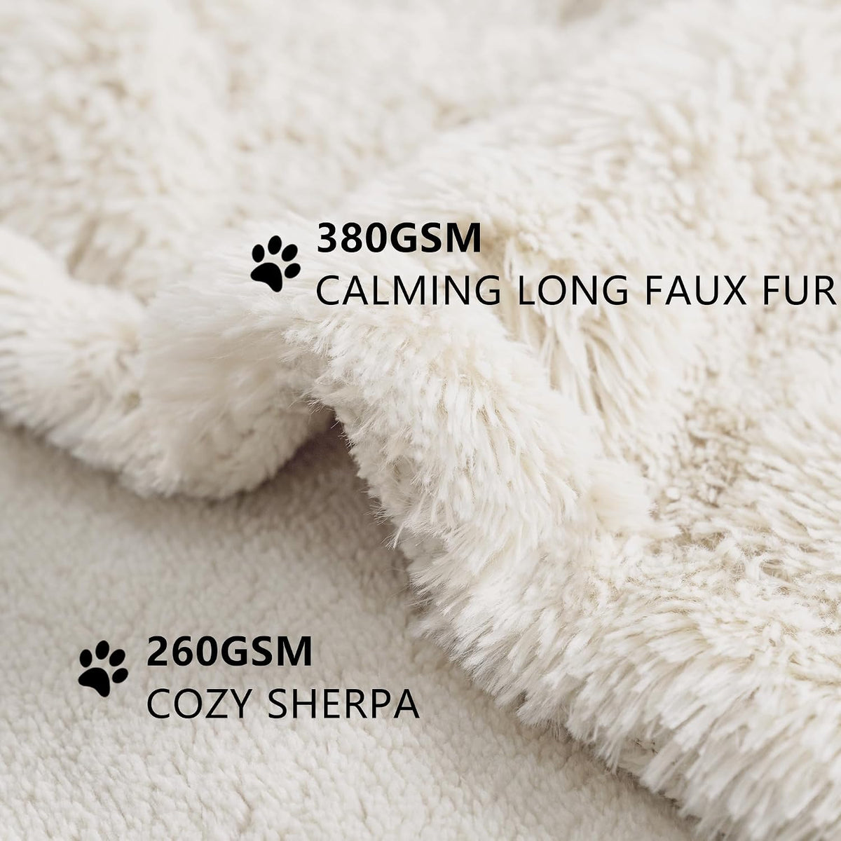Waterproof Dog Blanket for Couch & Furniture Protection - Super Soft Reversible Throw for Large Dogs & Cats, Calming Was