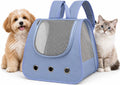 Pet Carrier Backpack for Cats and Small Dogs, Breathable Mesh Travel Backpack with Ventilation Holes, Comfortable Portab
