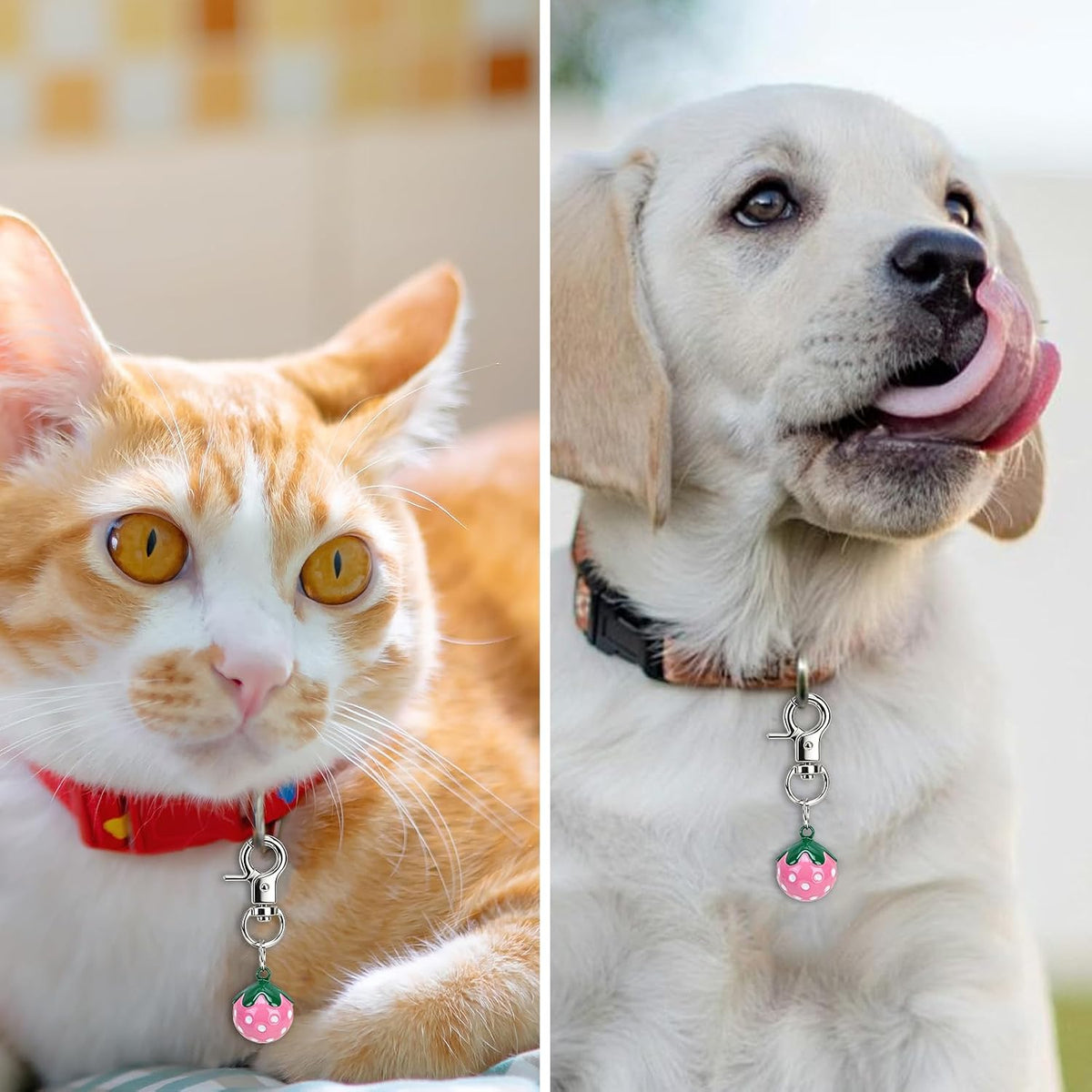 Cat Bell - Pet Collar Accessories Bells for Cats Dogs 2 Pack