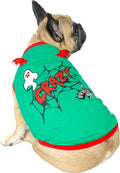 French Bulldog Halloween Costume Shirts Bat Wings Ghost Spiderweb, M