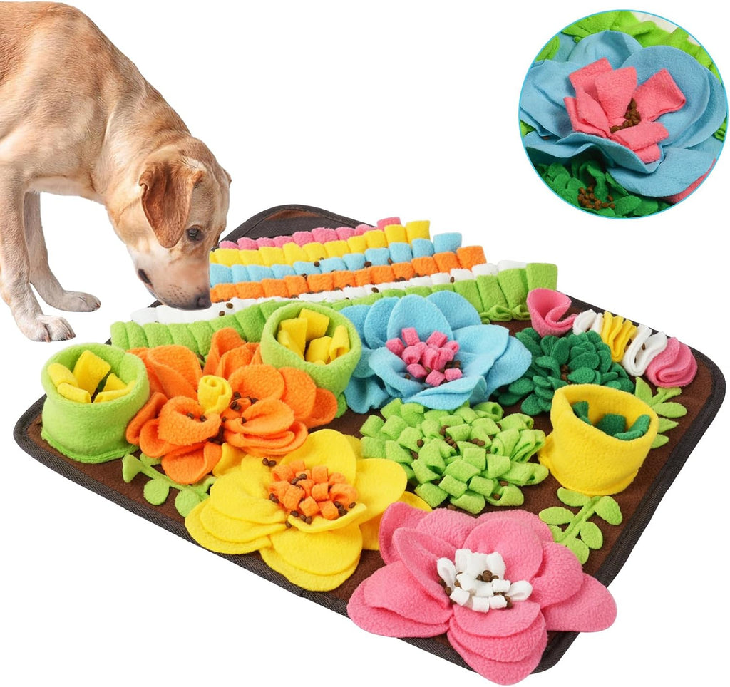 OSDUE Snuffle Mat for Dogs 15.3''x15.3'' for Boredom and Mental Stimulation