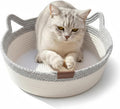 Instinct Basket for Cats - Stimuli Handwoven Cotton Rope Enrichment Bed