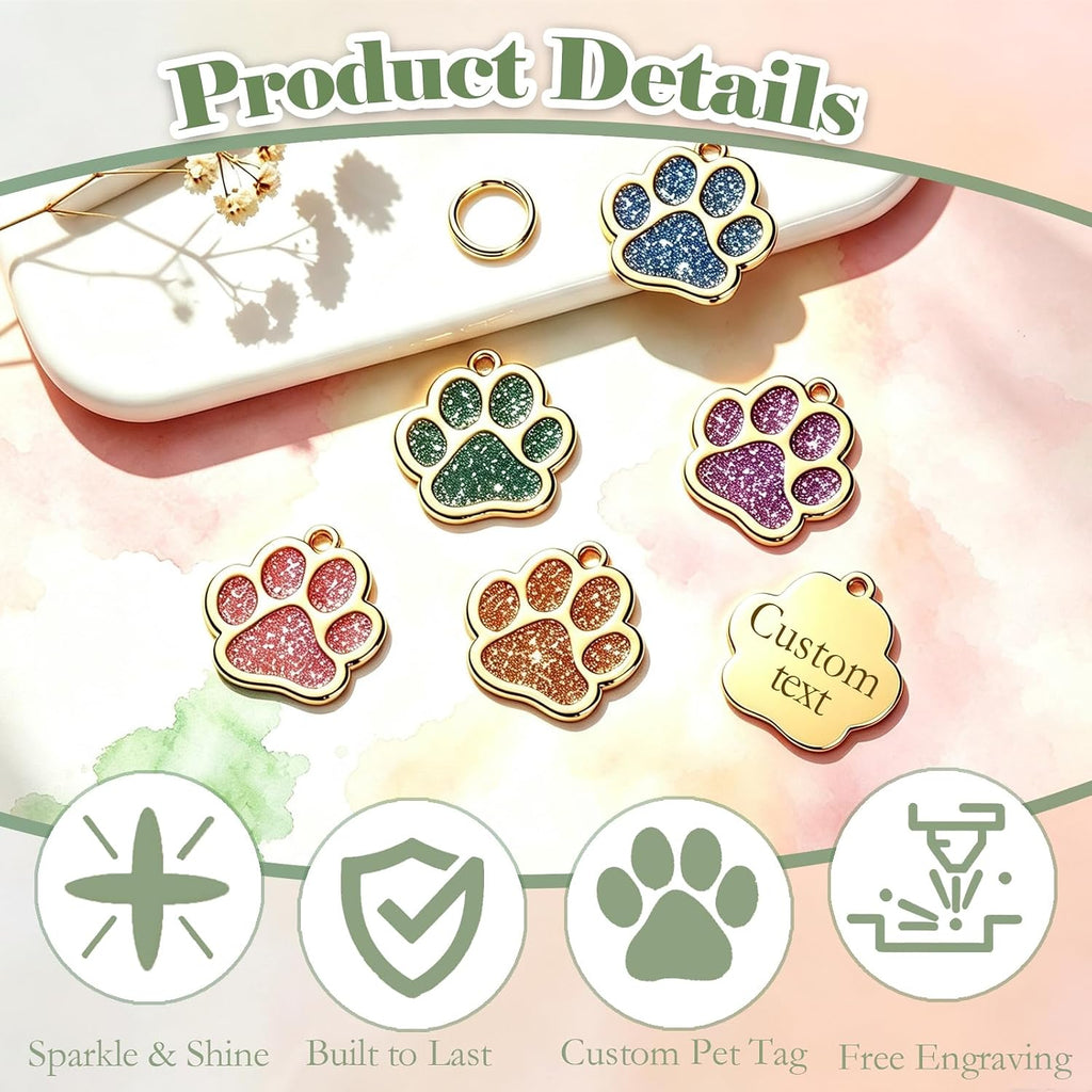 Personalized Dog Tag - Custom Laser Engraved Pet ID Tags