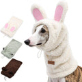 ETIAL Dog Hat Scarf for Long Neck Dogs with Animal Ears