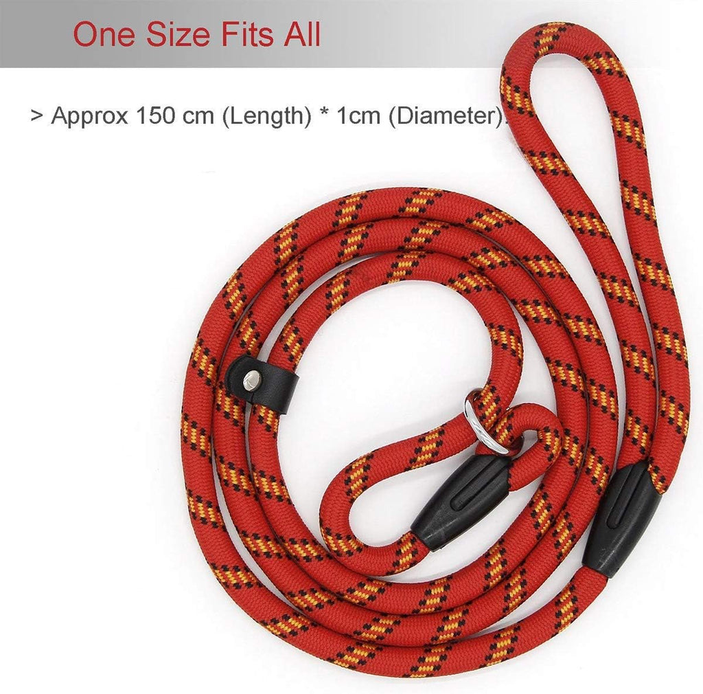 Coolrunner Durable Dog Slip Rope Leash, 5 FT Dog Training Leash, 10-80 lb