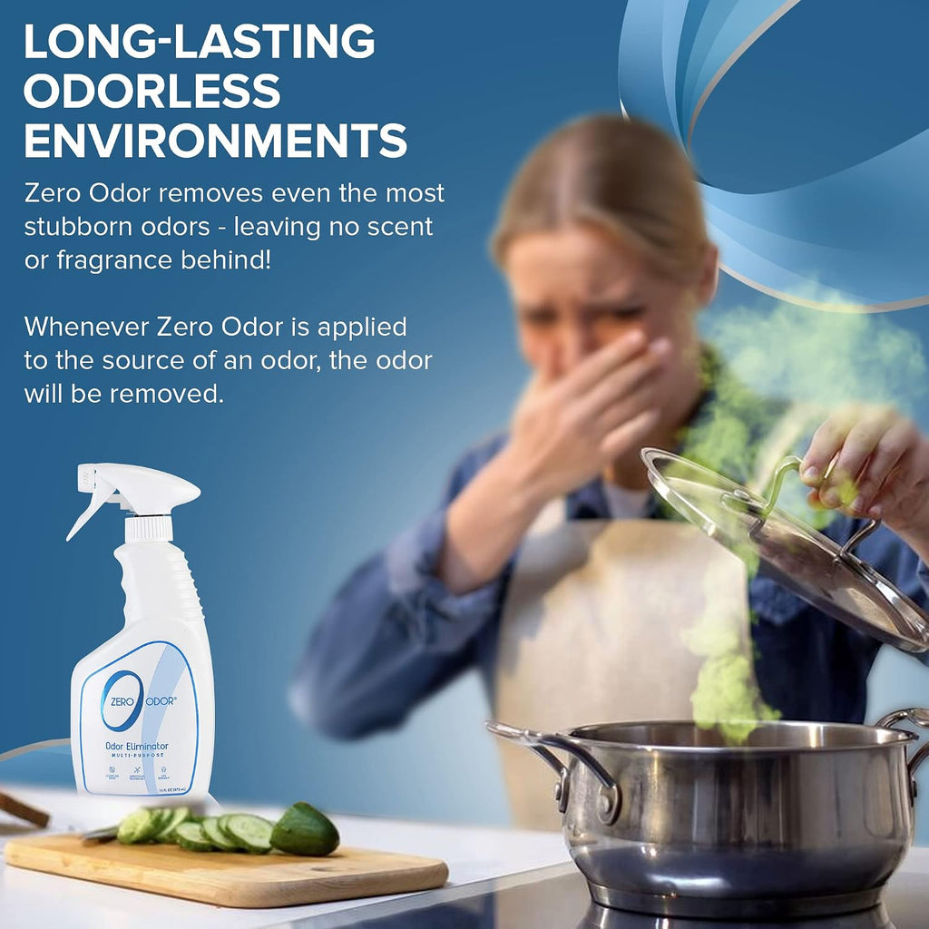 Zero Odor Multi-Purpose Odor Eliminator, Fabric & Room Deodorizer, 16 oz