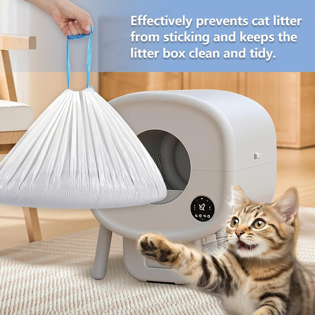 120Pcs Automatic Cat Litter Box Bags Compatible with Cmg/Fstgo, Fmo
