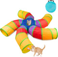 Cat Tunnel for Indoor Cats, Large Collapsible Cat Tube Toys, 5-Way