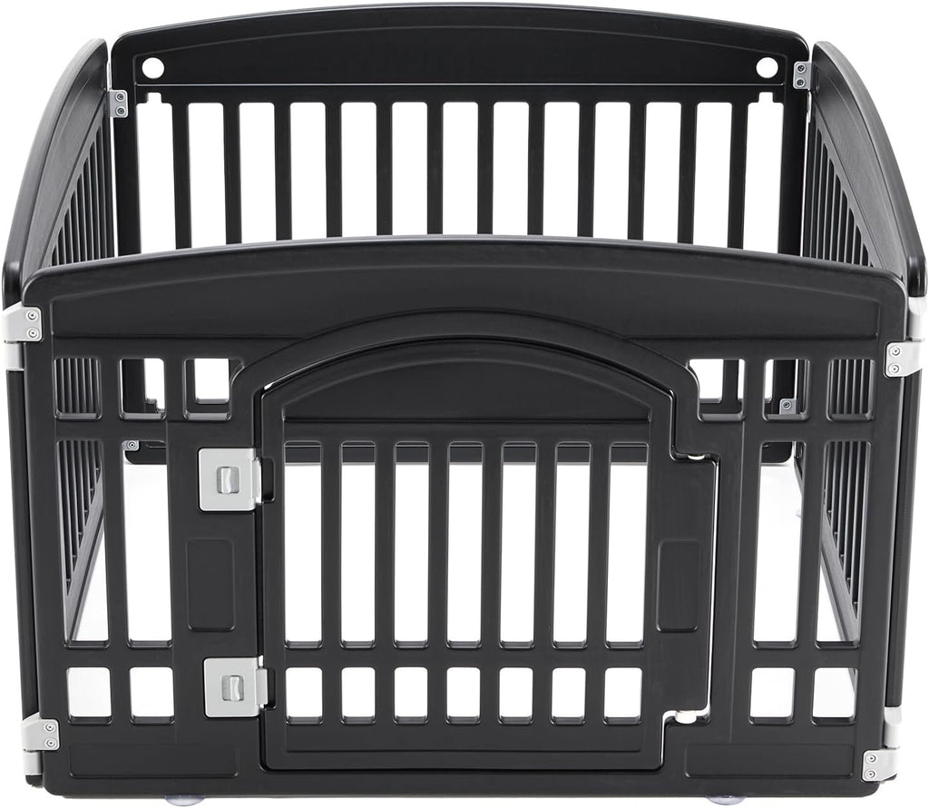 NEWBULIG 24 Inch 4 Panels Dog Playpen, Plastic Pet Play Pen Fence