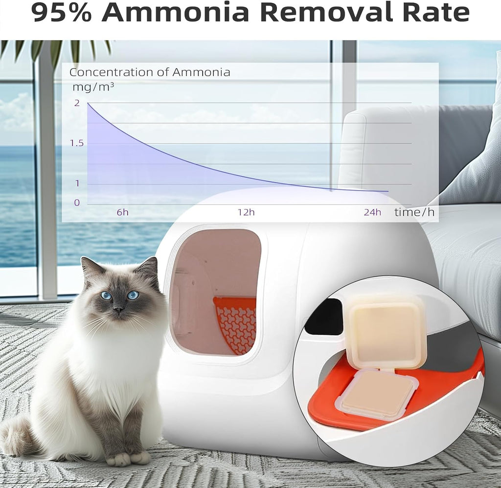 6 pack N50 Odor Eliminator 2.0, deodorizer control cat litter box
