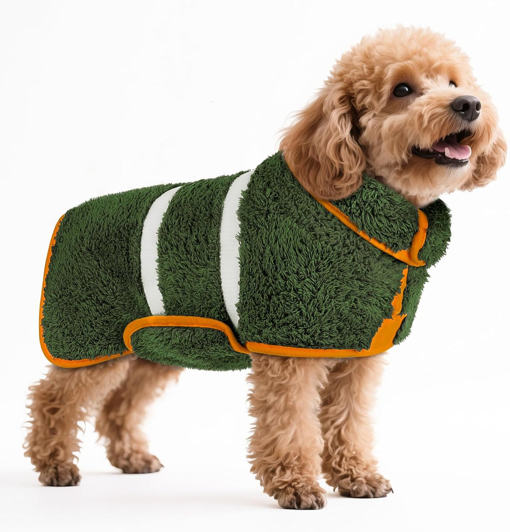 Dog Bathrobe, Super Absorbent for Small to Large Dogs, Light Blue L