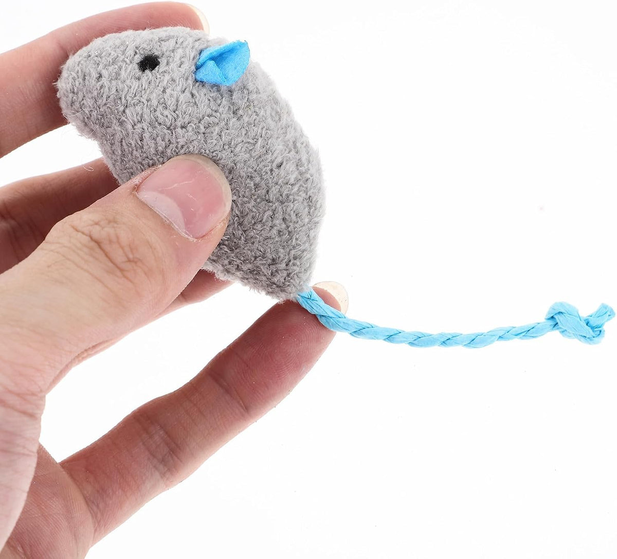 ARTIBETTER 5pcs Plush Mouse Cat for Kittens Indoor Interactive Play