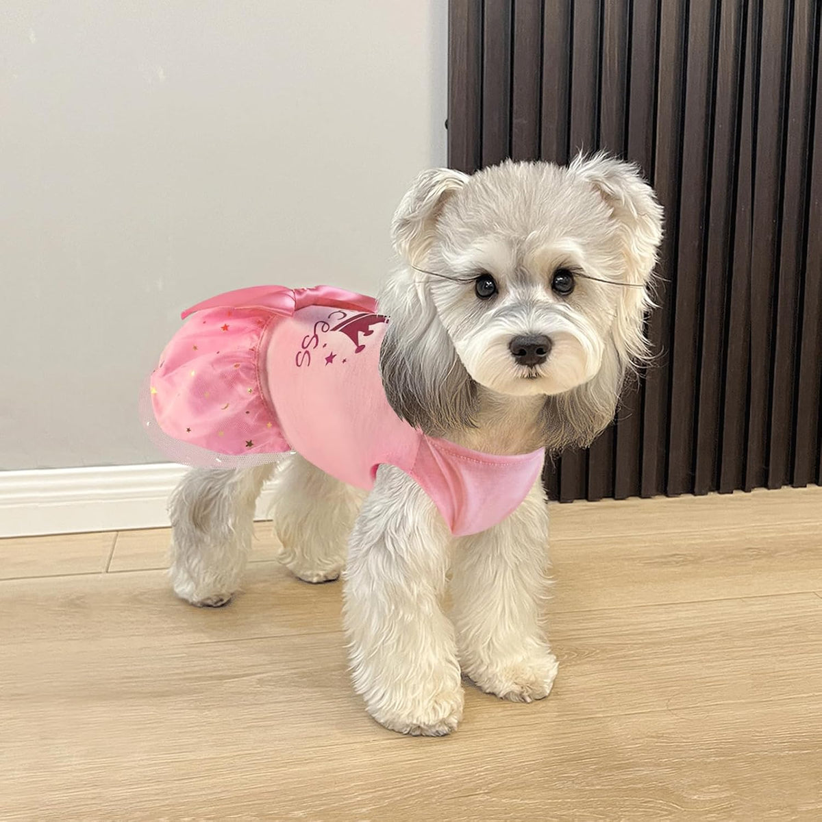 Idepet Princess Dog Dress Puppy Skirt Pet Apparel Birthday Tutu