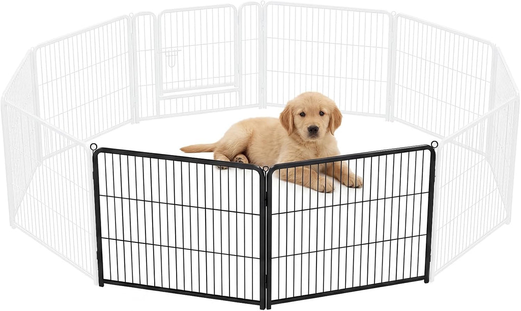 NEWBULIG Dog Playpen Indoor 8 Panels 40 Inch, Metal Outdoor Dog Fence Pen