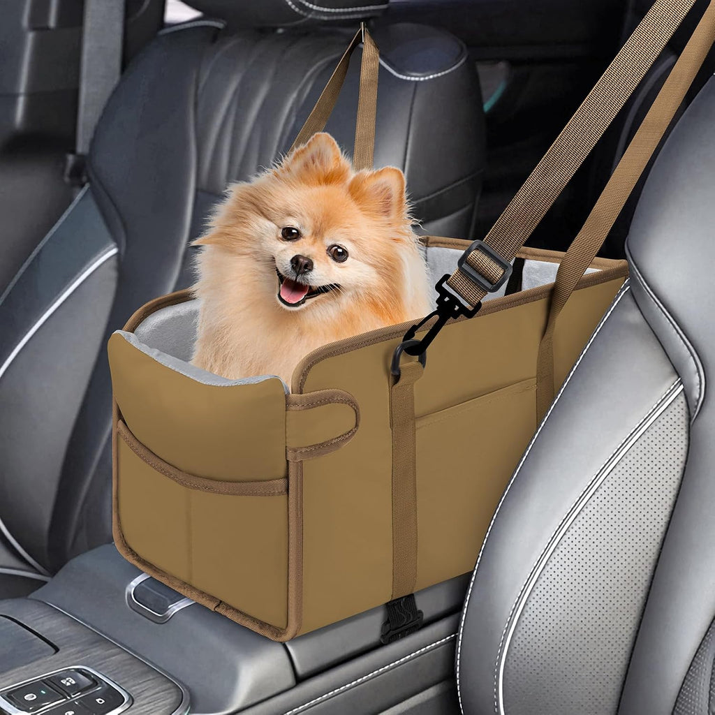 Portable Dog Car Seat for Small Dogs, Puppy Car Seat, Black