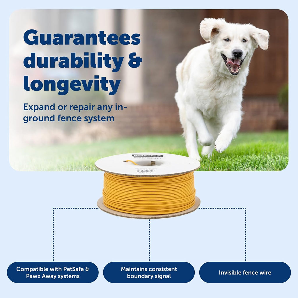 PetSafe Extra In-Ground Fence Boundary Wire, 20-Gauge Copper, 500 ft