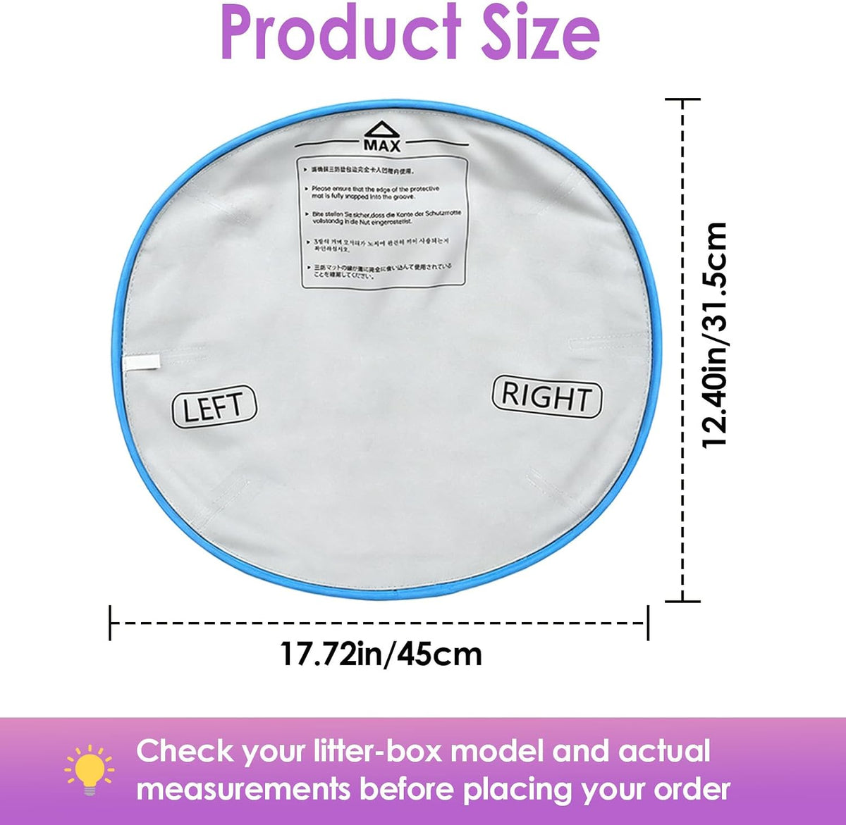Cat Litter Pad Compatible with SCOOPER OPEN-X Self Cleaning Litter Box