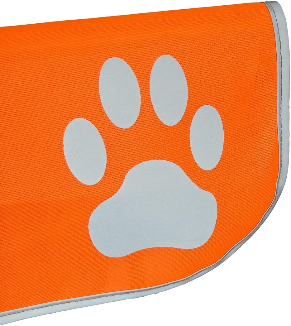Dog Reflective Vest High Visibility Safety Jacket, Orange, XL