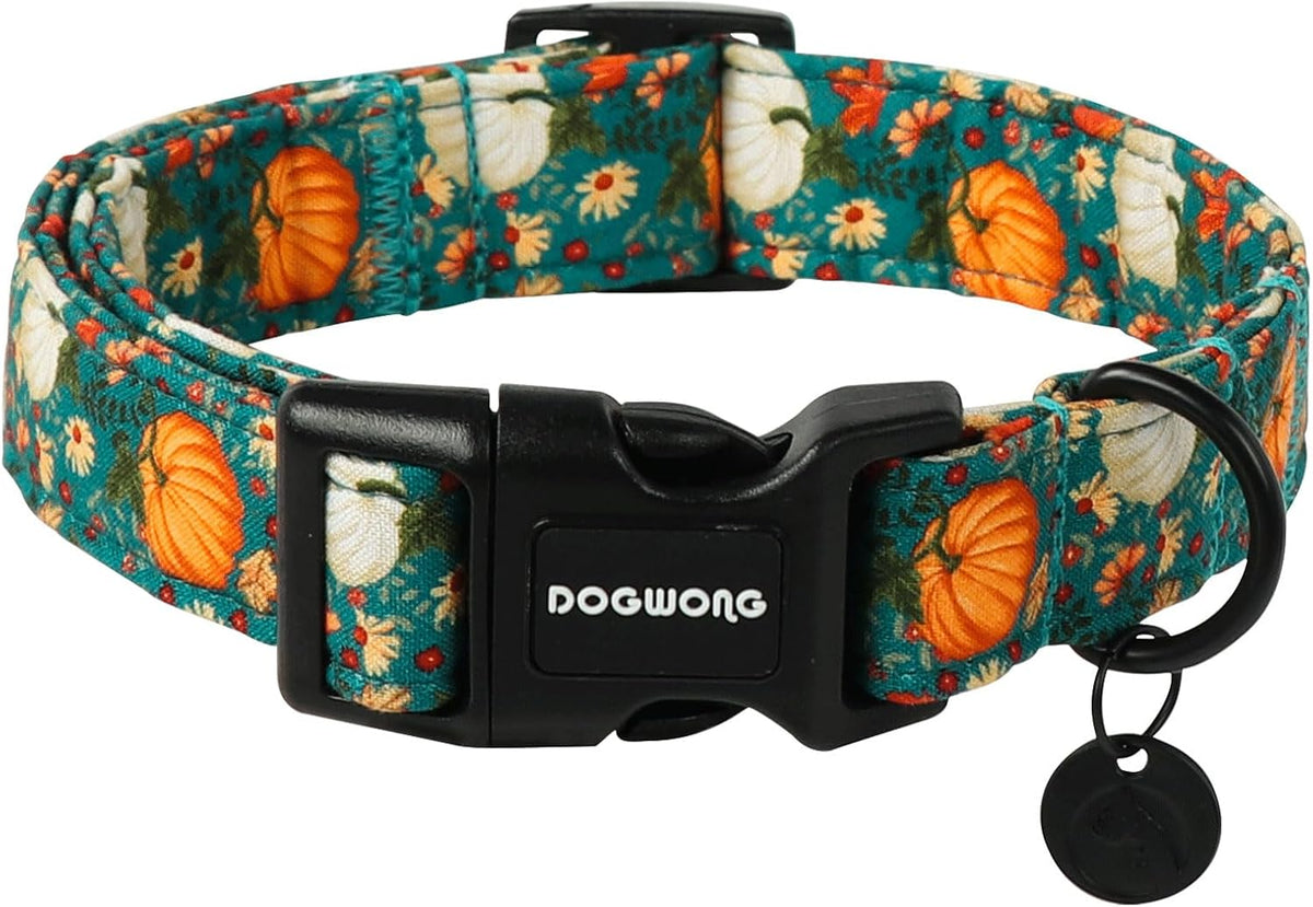Red White Polka Dot Dog Collar for Small Dogs S
