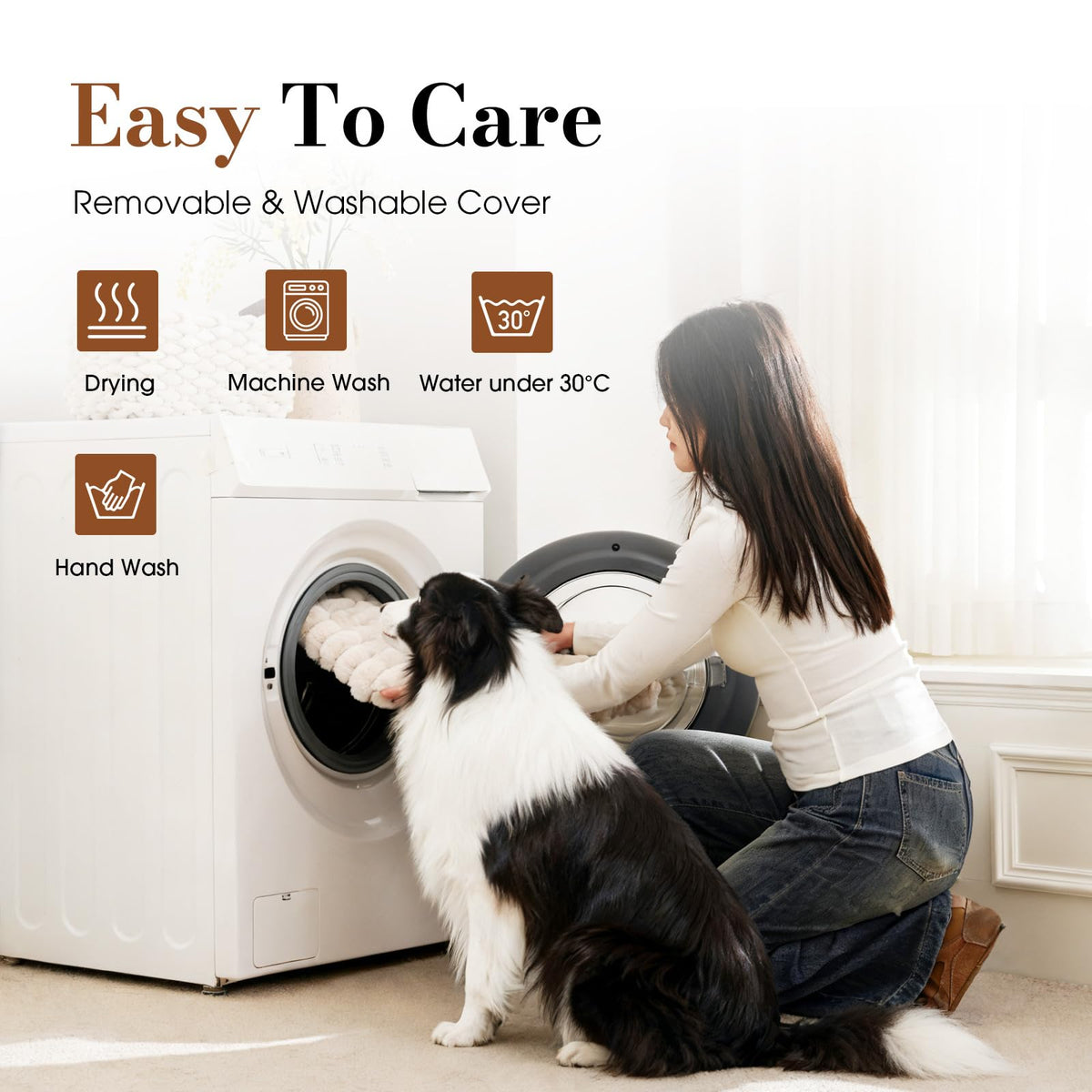 Cozila Dog Beds for Large Sized Dog, Orthopedic Foam with Waterproof Lining
