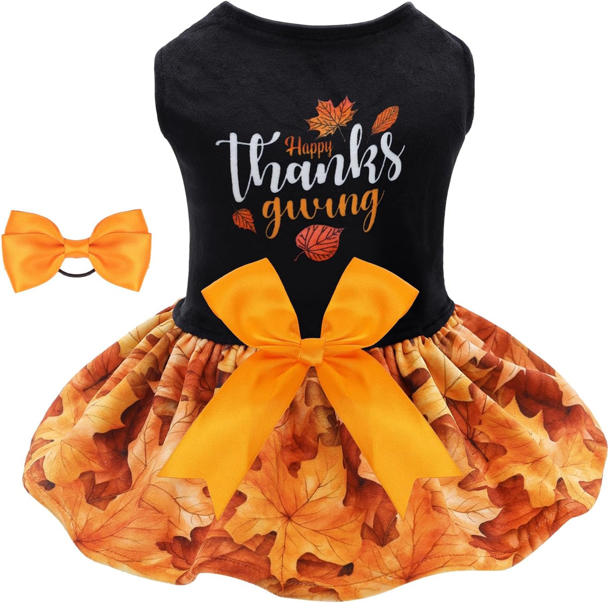 CuteBone Halloween Dog Dress Skulls Velvet for Small Dogs Girl Puppy Dresses Pink Dog Clothes