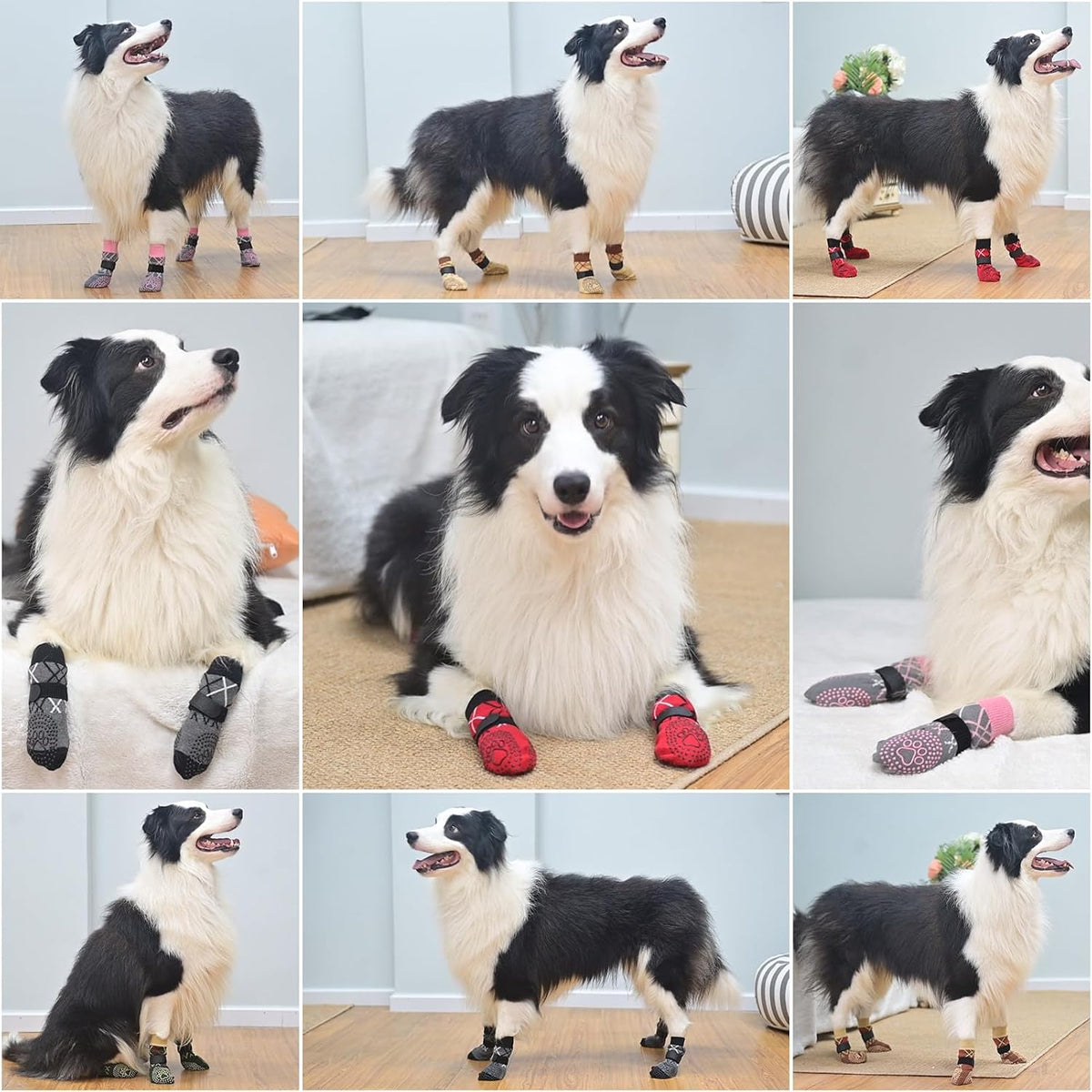 6PCS Dog Socks to Prevent Licking Paws for Hot/Cold Pavement