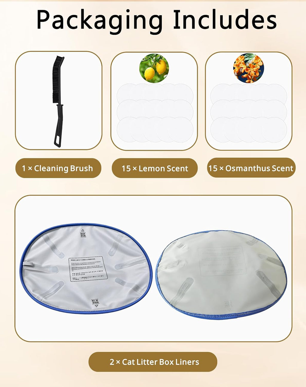 Anti-Leak Cat Litter Pad Fits PARUUNTYS M5 Self-Cleaning Litter Box