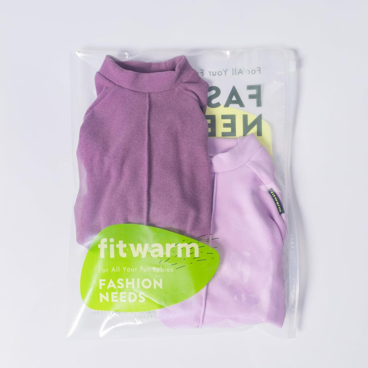 Fitwarm 2 Pack Lightweight Fleece Dog Pajamas, Warm Winter Dog Clothes for Small Dogs Boy Girl, Cozy Pet Onesie with Fee