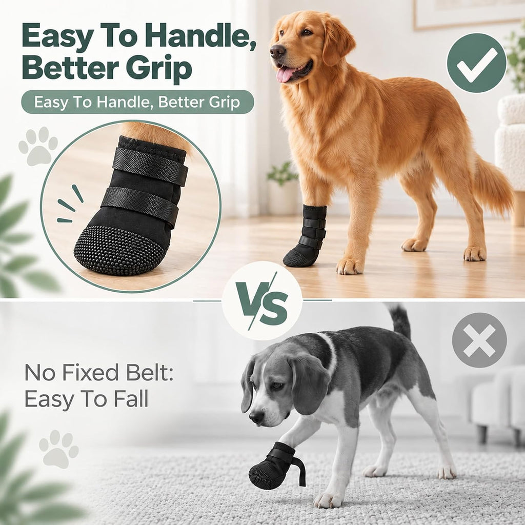 Dog Paw Wound Recovery Boot Dog Paw Recovery Boot for Injured Paws Breathable Dogs Bootie Paws Protector Self-Adhesive F