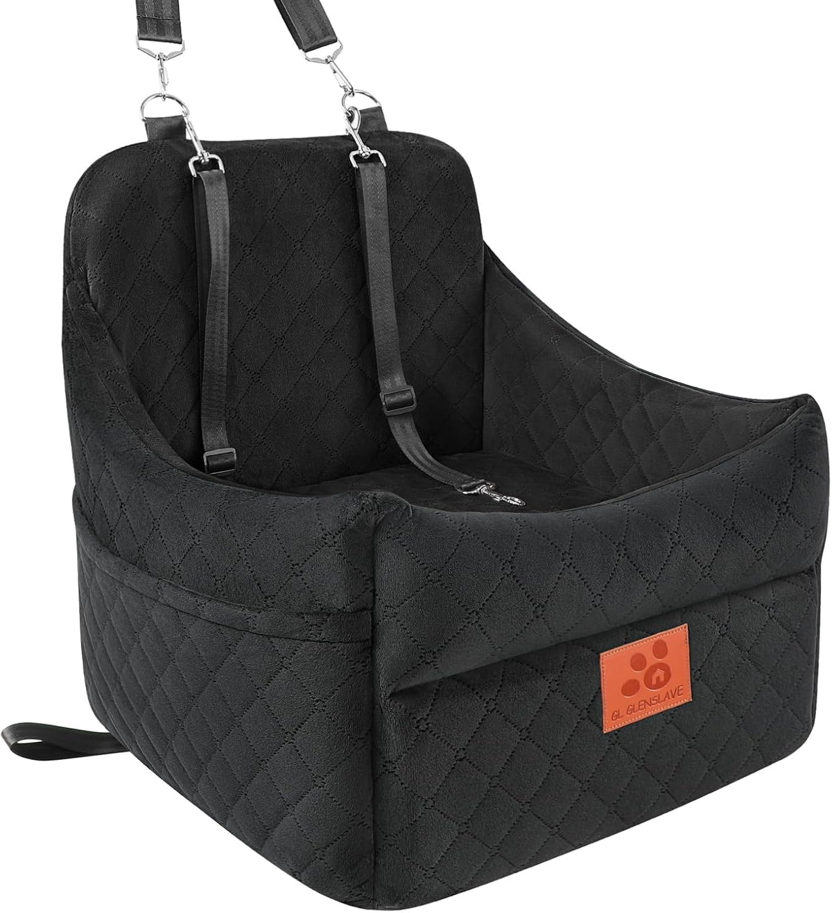Dog Car Seat for Small/Medium Dogs, Dog Booster Car Seats with Thick Cushion for Dogs Under 35lbs, Detachable Washable P